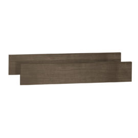Emerson Dark wooden Double Bed Conversion Rails