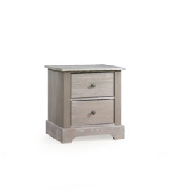 Emerson Wooden Nightstand with two drawers