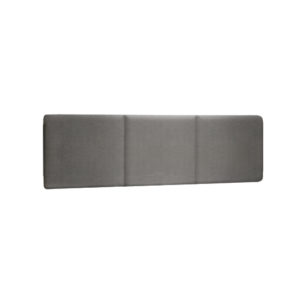 milano upholstered panel in dark grey