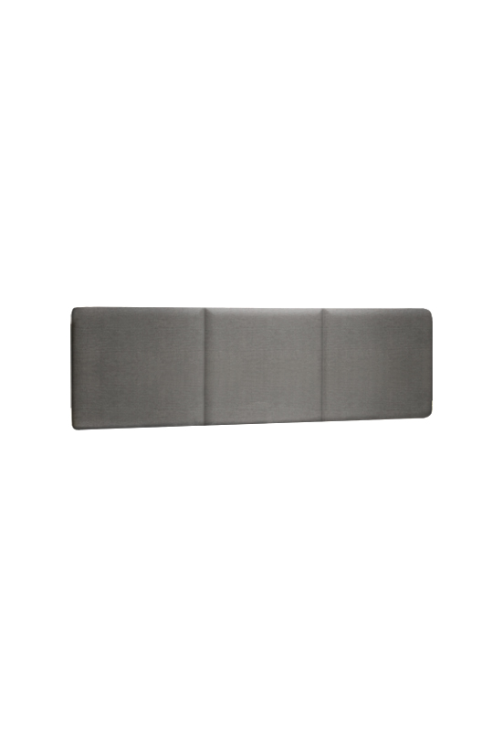 milano upholstered panel in dark grey