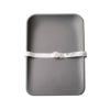 Matty changing tray in grey with white strap