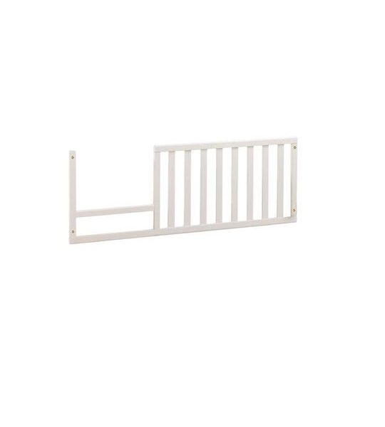 wooden toddler gate in white
