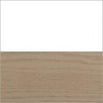 Half White and Natural wood swatch