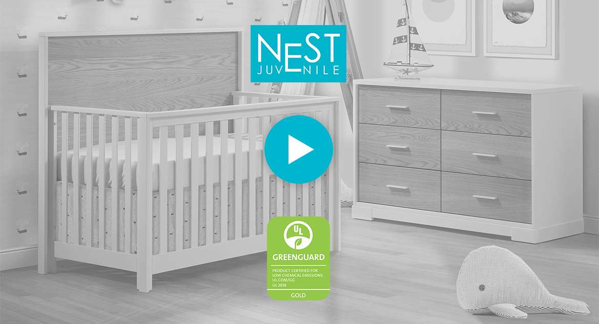 black and white nursery image with nest juvenile and greenguard logo