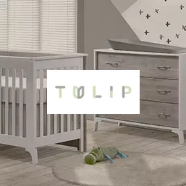 Tulip logo with nursery image